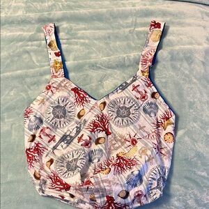 Nautical Print Tank Top